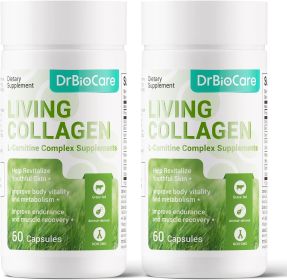 Active Collagen L-Carnitine Compound Dietary Supplement, Grass-Fed Bovine Collagen Peptides, Bovine Colostrum, Cinnamon Extract, Mulberry Leaf Ex (style: capsule-2)